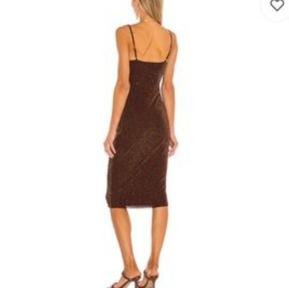 House of Harlow 1960 X REVOLVE Ira Midi Dress
Shimmering Brown Bodycon - Picture 7 of 12